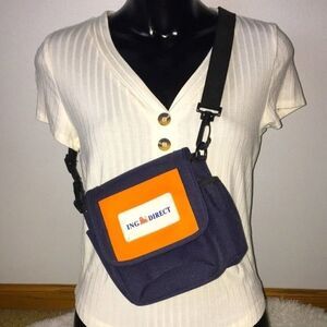 Cross body bag shoulder tote blue strap pocket mini travel phone holder …